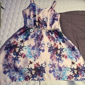 Rare Editions hi-low dress